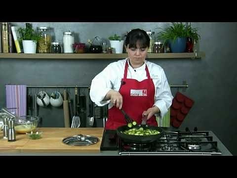 Frittata al forno con zucchine e peperoni dolci
