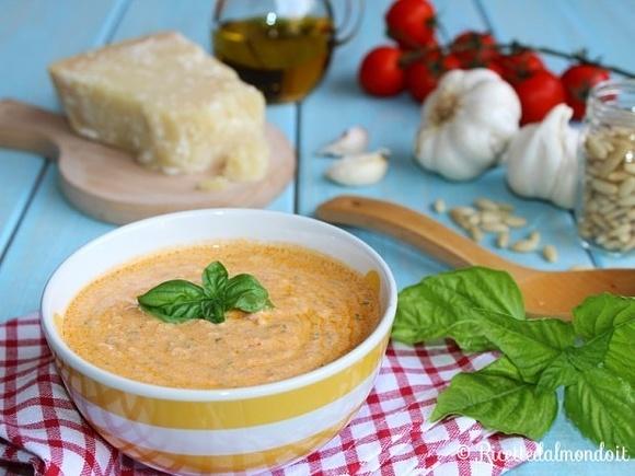 Pesto alla siciliana - salsa fredda per pasta