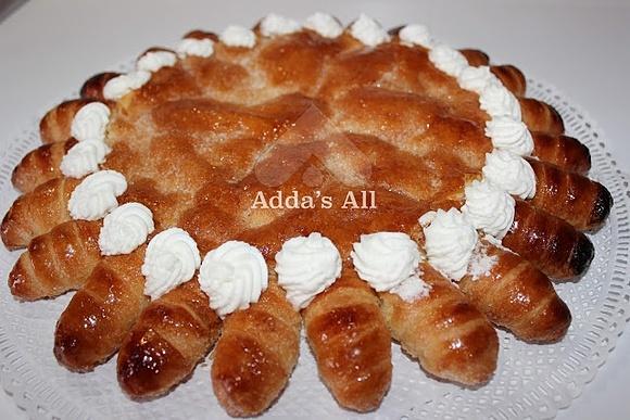 Il sole dolce: torta millefoglie con crema pasticcera e pasta sfoglia