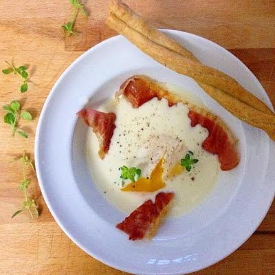 Uova, prosciutto e formaggio: ricetta italiana semplice