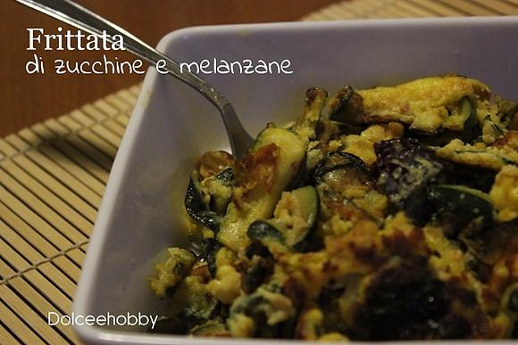 Frittata di zucchine e melanzane