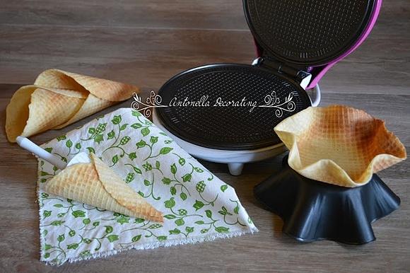 Cialde e coni per gelato fatti in casa