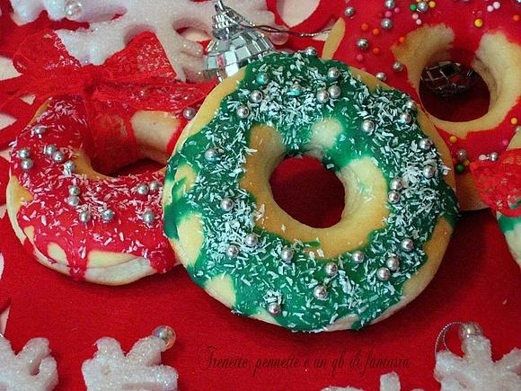 Donuts al forno versione natalizia
