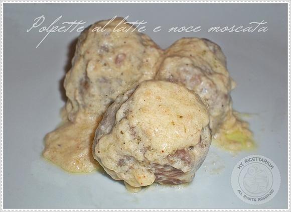 Polpette al latte e noce moscata