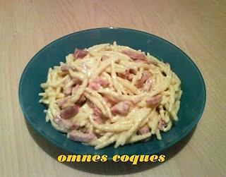 Trofie al taleggio e prosciutto di Praga