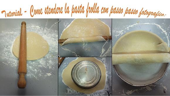 Come stendere la pasta frolla con passo passo fotografico