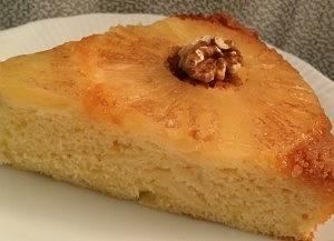 Torta ananas e noci
