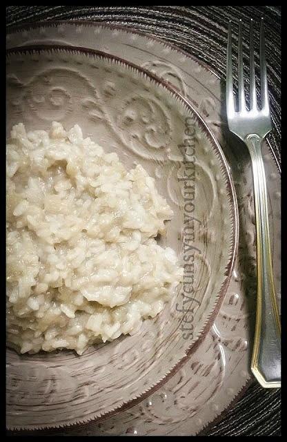 Risotto carnaroli gran riserva con crema di cardi