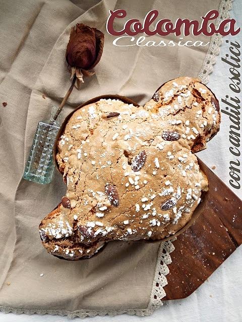 Colomba classica con canditi esotici e lievitazione naturale