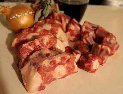 Coda alla Vaccinara con Polenta