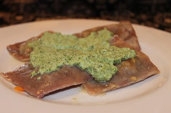 Ravioli di barbabietole