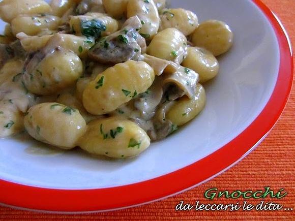 Gnocchi ai funghi