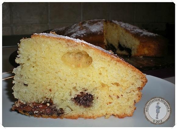 Torta con Philadelphia e cioccolato