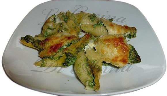 Lumaconi ripieni al forno