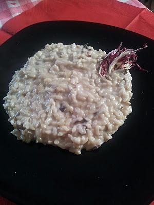 Risotto radicchio e gorgonzola