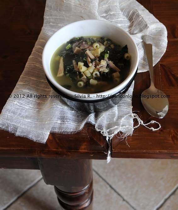 Minestra con lampredotto e cavolo nero
