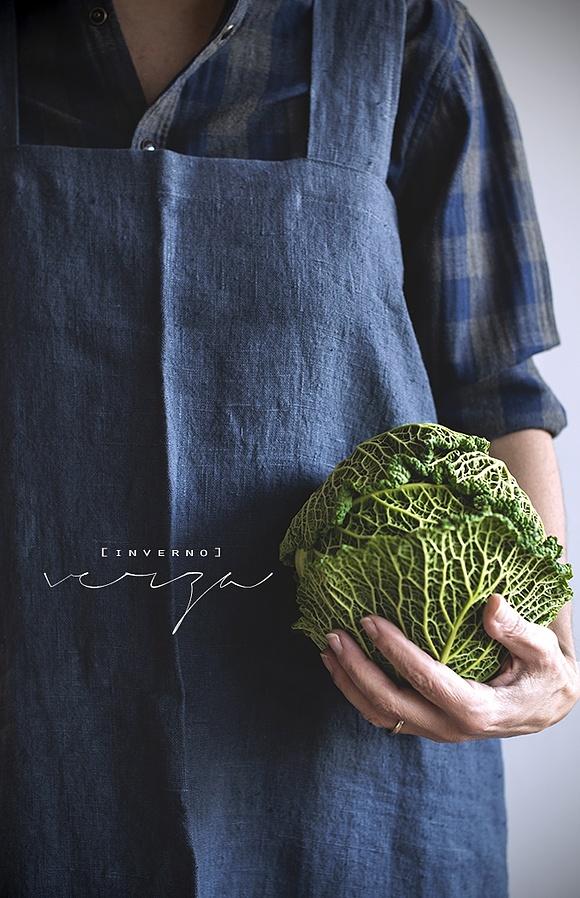 Collezione autunno-inverno con cavolo verza