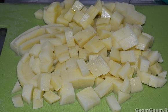 Pasta e patate al forno