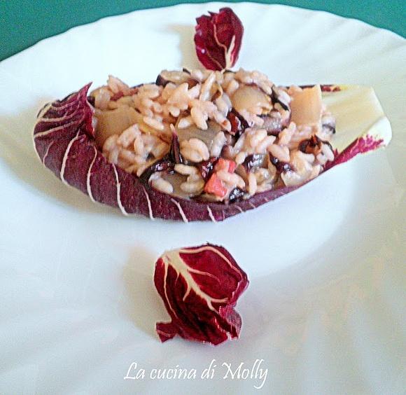Risotto al radicchio e Philadelphia