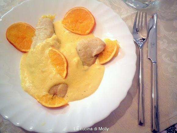 Filetto di nasello all'arancia
