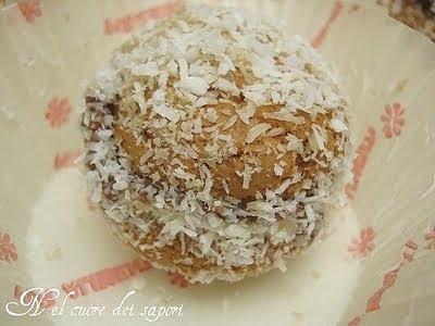 Amaretti con mascarpone, Nutella e cocco