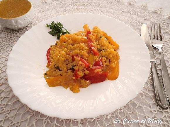 Risotto ai Peperoni e Zafferano