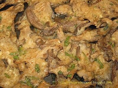 Funghi gratinati al forno