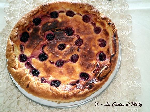 Sfoglia di ricotta alle ciliegie