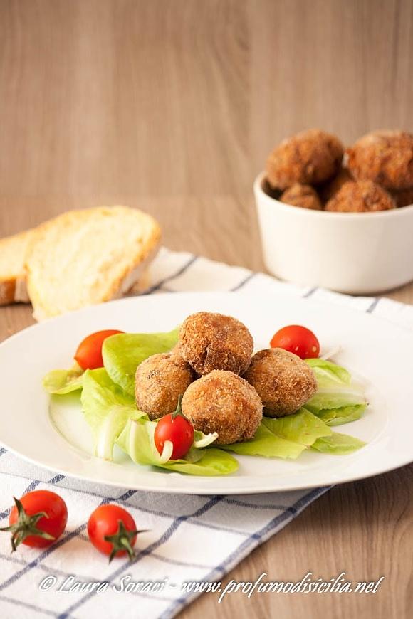 Polpette di bollito con verdure buonissime