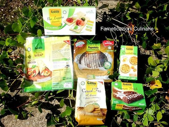 Linea di prodotti Giusto senza glutine ma con gusto