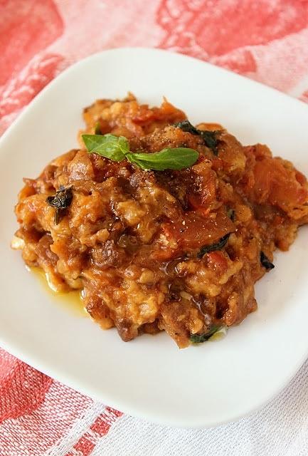 Pappa al pomodoro con pomodori Varesini e pane milanese