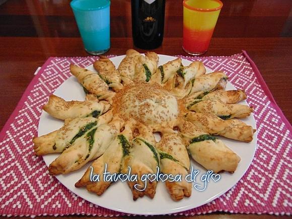 Margherita rustica con ricotta e spinaci