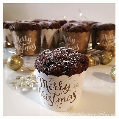 Mini chiffon cake alle castagne e cacao