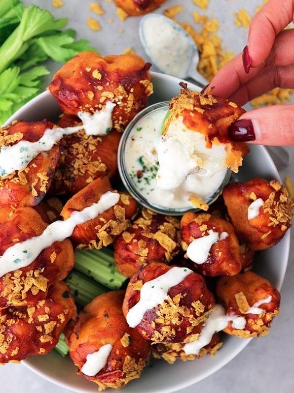 Nuggets di cavolfiore vegan