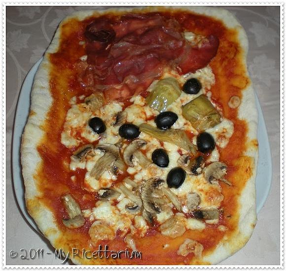 Pizza con metodo autolisi