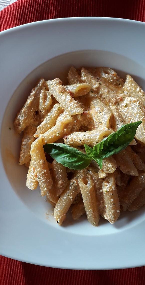 Penne al pesto cilentano