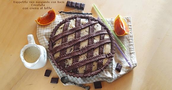 Crostata con crema al latte