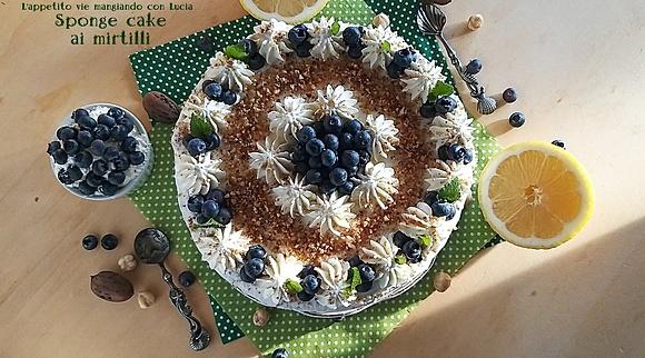 Sponge cake ai mirtilli