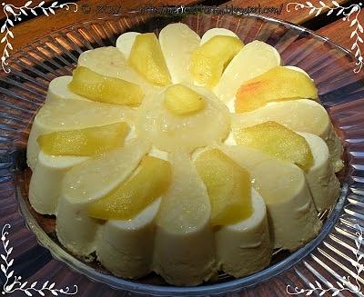 Bavarese alle pesche