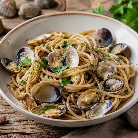 Spaghetti integrali alle vongole