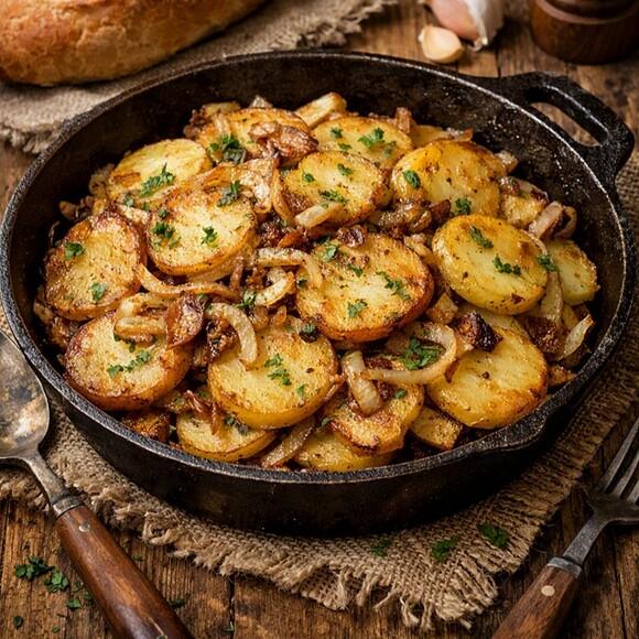 Patate alla Lyonnaise