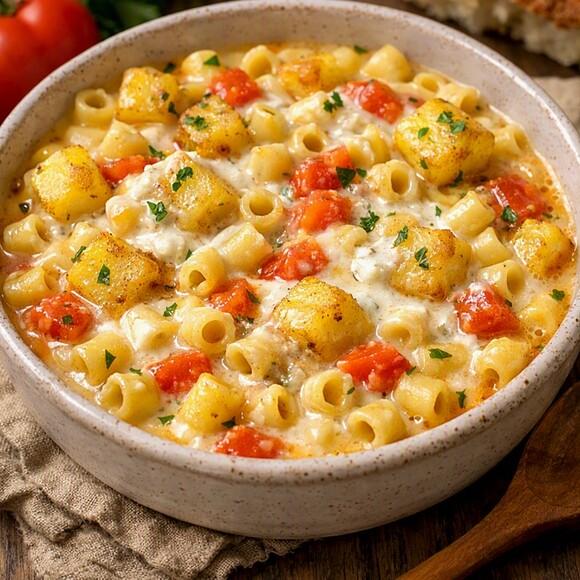 Pasta e patate a modo mio