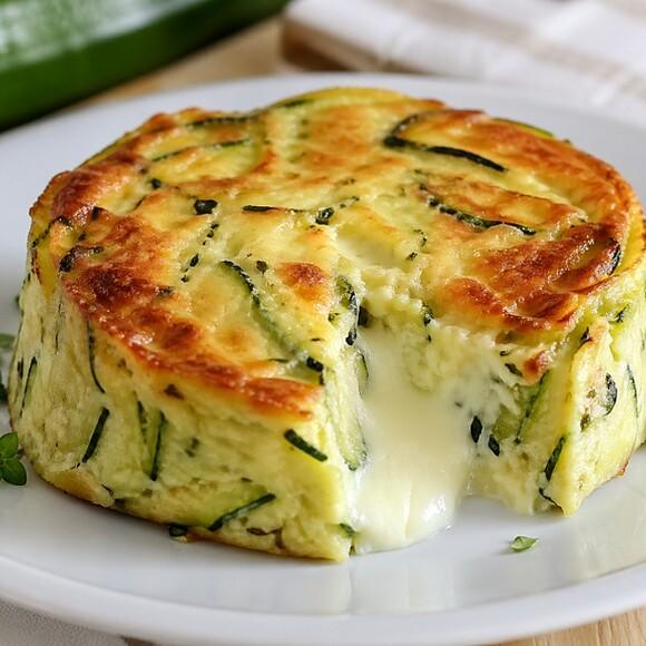 Tortino di zucchine e Squacquerone