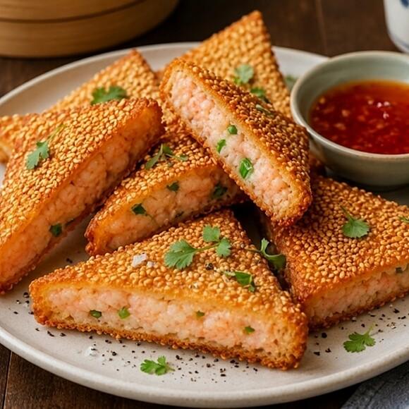 Toast di gamberi cinese: croccante e sfizioso