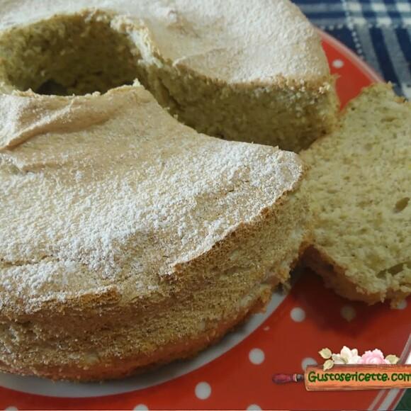 Angel cake al pistacchio