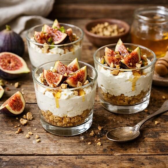 Bicchierini ricotta e fichi