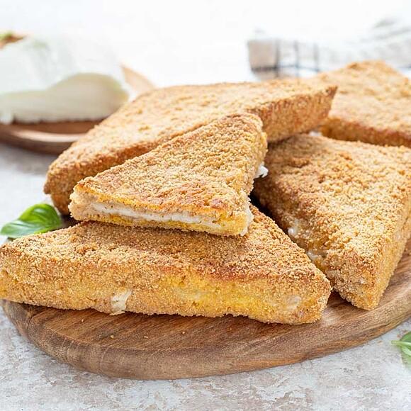 Mozzarella in carrozza al forno