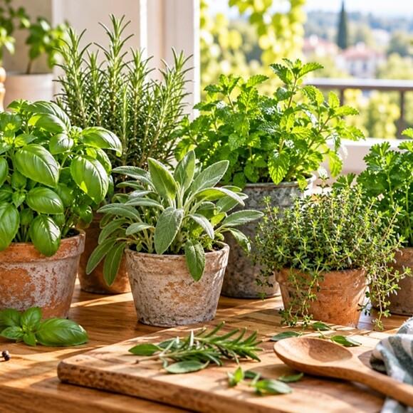Erbe aromatiche in vaso: come coltivarle in cucina, sul balcone e nell’orto domestico