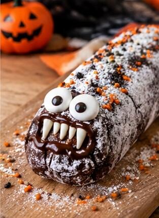 Salame di cioccolato mostruoso: il dolce di Halloween facile e goloso