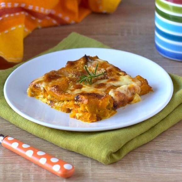 Parmigiana di zucca: cremosa e filante, senza besciamella